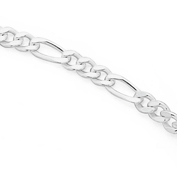 50cm Figaro Chain in Sterling Silver