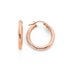9ct 20mm Rose Gold Hoops