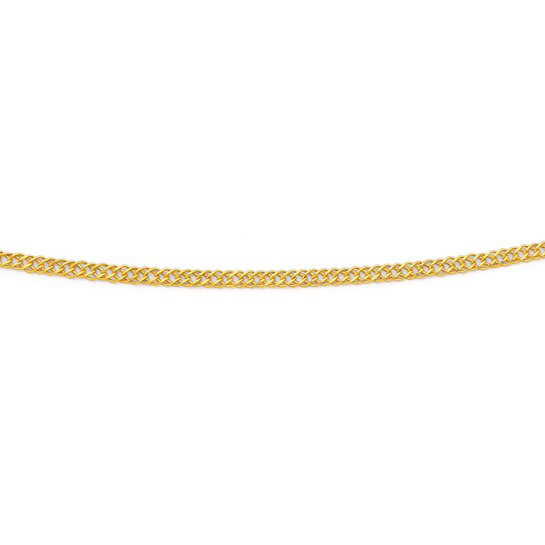 9ct 45cm Double Curb Chain