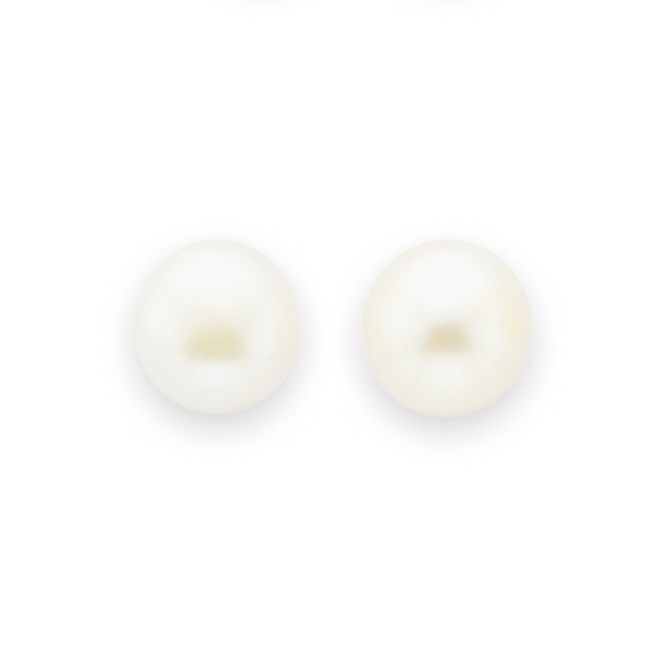 9ct 6-6.5mm Cultured Freshwater Pearl Studs