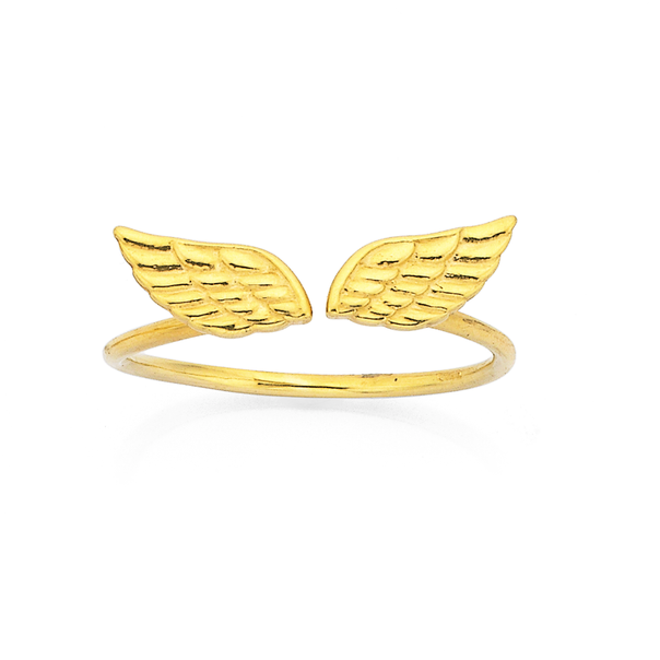 9ct Angel Wings Ring