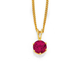 9ct Created Ruby Pendant