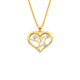 9ct Diamond Heart Pendant