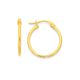 9ct Gold 18mm Hoops