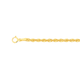 9ct Gold 19cm Hollow Rope Bracelet