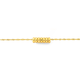 9ct Gold 25cm Seven Lucky Rings Anklet