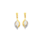 9ct Opal & Diamond Earrings