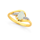 9ct Opal & Diamond Ring