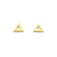 9ct Open Triangle Studs