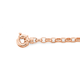 9ct Rose Gold 19cm Solid Belcher Bolt Ring Bracelet