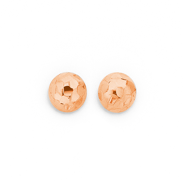 9ct Rose Gold Stud Earrings