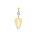 9ct Two Tone Angel Wings Pendant