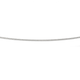 9ct White Gold 40cm Solid Curb Chain