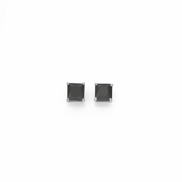 Chisel Stainless Steel Cubic Zirconia Studs