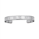 Chisel Stainless Steel Roman Numeral Cuff Bangle
