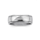 Chisel Stainless Steel Stripe Ring Z+1
