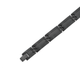 Stainless Steel Black Matte & Polished Bracelet 21cm