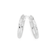 Sterling Silver 10mm Diamond-Cut Hoop Earrings