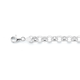 Sterling Silver 23cm Round Belcher-Link Bracelet