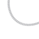Sterling Silver 50cm Bevelled Curb Chain