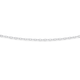 Sterling Silver 50cm Diamond Cut Round Cable Chain
