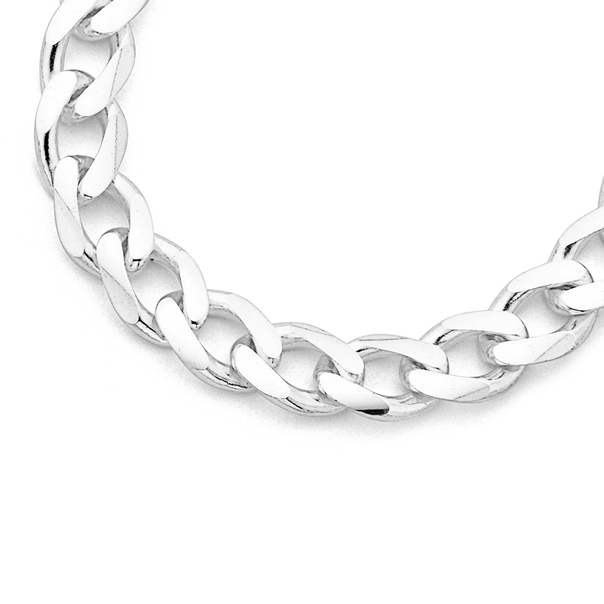 Sterling Silver 55cm Heavy Curb Chain