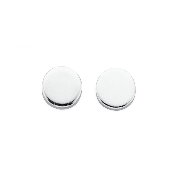 Sterling Silver Circle Studs