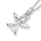 Sterling Silver Cubic Zirconia Angel Charm