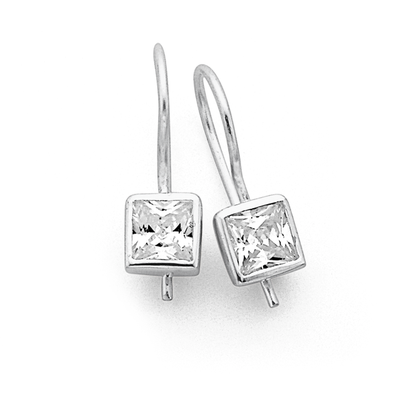Sterling Silver Cubic Zirconia Earrings