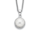 Sterling Silver Freshwater Pearl & Crystal Pendant