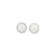 Sterling Silver Freshwater Pearl & Crystal Studs