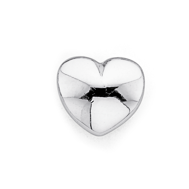 Sterling Silver Heart Addorn Charm