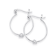 Sterling Silver Knot Hoops