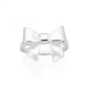 Sterling Silver Large Bow Ring