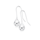 Sterling Silver Polished Tear Drop Hook Earrings