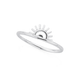 Sterling Silver Sunrays Ring